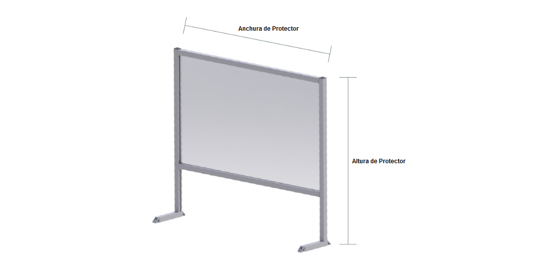 T Slots Protector de Estornudo